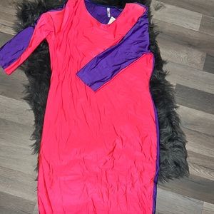 Pink and Purple Dress